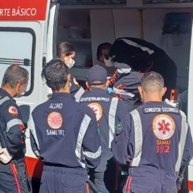 Fotos de Homem é brutalmente agredido com pedradas na cabeça em Maringá