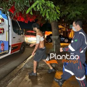 Fotos de Homem é esfaqueado seis vezes durante tentativa de assalto em Maringá
