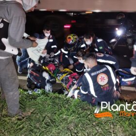 Fotos de Homem é intubado após ser atropelado por moto em Maringá