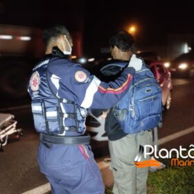 Fotos de Homem é intubado após ser atropelado por moto em Maringá