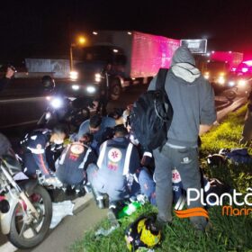 Fotos de Homem é intubado após ser atropelado por moto em Maringá