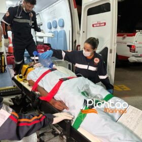Fotos de Câmera registra homem sendo brutalmente agredido em Sarandi; a vítima permanece em coma induzido
