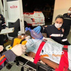 Fotos de Câmera registra homem sendo brutalmente agredido em Sarandi; a vítima permanece em coma induzido
