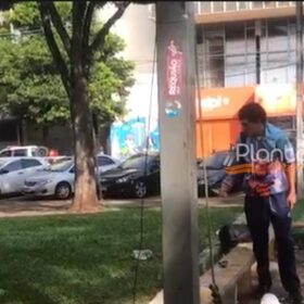 Fotos de Homem é intubado após ser esfaqueado no centro de Maringá
