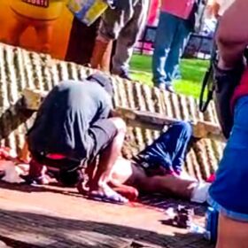Fotos de Homem é intubado após ser esfaqueado no centro de Maringá