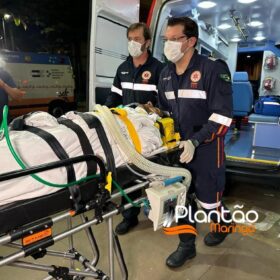 Fotos de Homem é intubado e socorrido em estado grave após ser atingido por disparos de arma de fogo