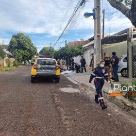 Fotos de Assaltante que morreu durante tentativa de roubo a residência em Maringá, é identificado 