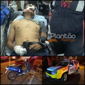 Fotos de Homem fica ferido após ser atingido com golpes de facão, em Maringá
