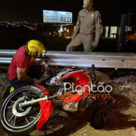 Fotos de Homem fica ferido após queda de moto em Maringá