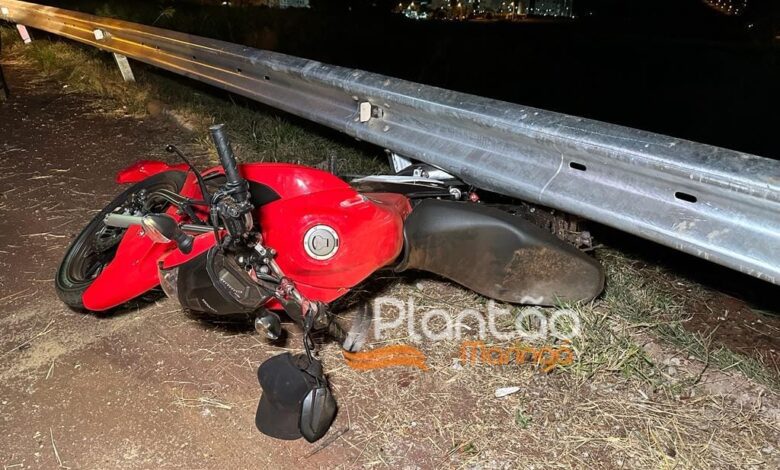 Fotos de Homem fica ferido após queda de moto em Maringá