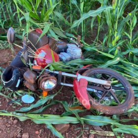 Fotos de Jovem é socorrido de helicóptero após queda de moto 