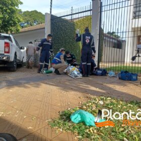 Fotos de Motociclista é intubado após acidente envolvendo três veículos em Maringá