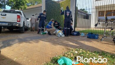 Fotos de Motociclista é intubado após acidente envolvendo três veículos em Maringá