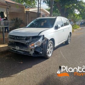 Fotos de Motociclista é intubado após acidente envolvendo três veículos em Maringá