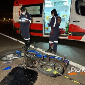 Fotos de Motociclista e pedestre morrem após acidente na rodovia BR-376, em Sarandi