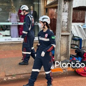 Fotos de Operário fica soterrado após barranco desmoronar em obra em Maringá 