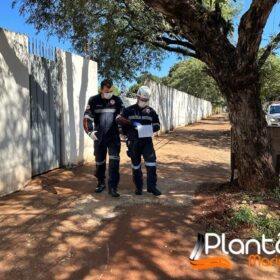 Fotos de Pintores são intoxicados por tinta dentro de caixa d'água em Maringá