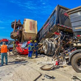 Fotos de Identificado trabalhador que morreu em trágico acidente envolvendo duas carretas