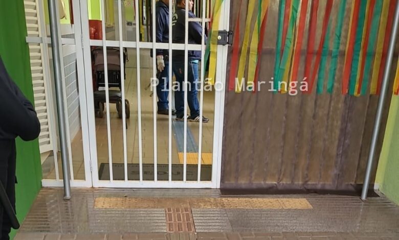 Fotos de Bebê de um ano é picada por escorpião amarelo dentro de CMEI em Maringá