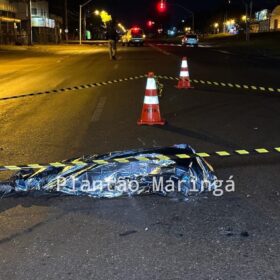 Fotos de Carro avança preferencial e mata entregador de pizza em Maringá