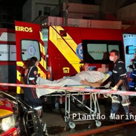 Duas pessoas ficam feridas em incêndio que atingiu uma casa em Maringá Foto 1 Fotos de Duas pessoas ficam feridas em incêndio que atingiu uma casa em Maringá