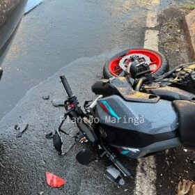 Fotos de Duas pessoas ficaram feridas após grave acidente em Maringá