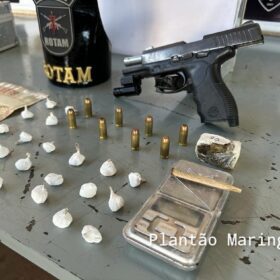 Fotos de Grávida de 8 meses é presa com pistola e drogas em Maringá 