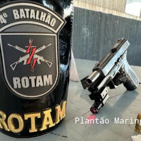 Fotos de Grávida de 8 meses é presa com pistola e drogas em Maringá 