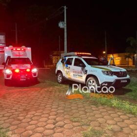 Fotos de Homem é executado com tiro na nuca ao lado de igreja católica em Maringá