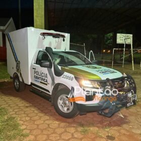 Fotos de Homem é executado com tiro na nuca ao lado de igreja católica em Maringá