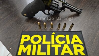 Fotos de Homem é preso após realizar disparos de arma de fogo no interior de apartamento em Maringá 