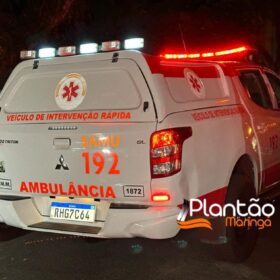 Fotos de Homem é socorrido em estado grave após ser esfaqueado em Maringá