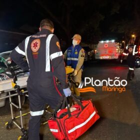 Fotos de Homem é socorrido em estado grave após ser esfaqueado em Maringá