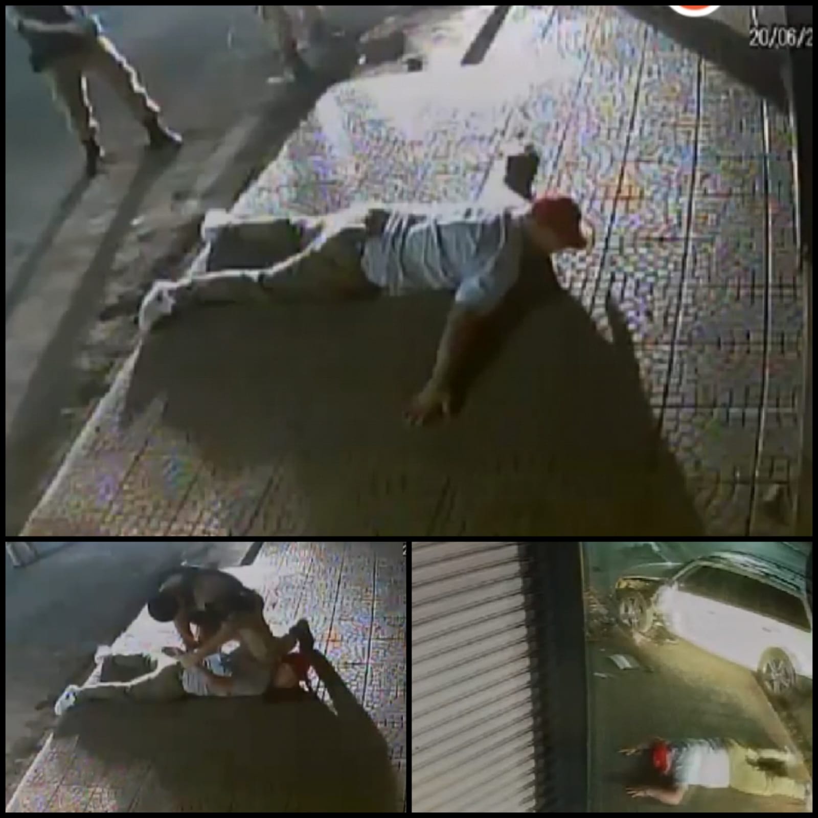Fotos de Câmera registra perseguição e acidente que terminou com a prisão de dois traficantes em Paiçandu