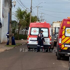 Fotos de Câmera registra acidente que deixou duas crianças feridas em Sarandi