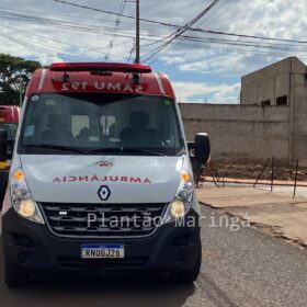 Fotos de Câmera registra acidente que deixou duas crianças feridas em Sarandi