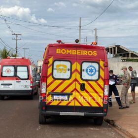 Fotos de Câmera registra acidente que deixou duas crianças feridas em Sarandi