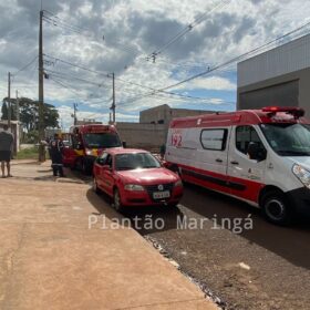 Fotos de Câmera registra acidente que deixou duas crianças feridas em Sarandi