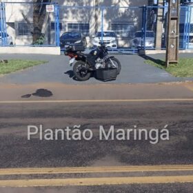 Fotos de Motociclista que entregava drogas no ‘delivery’ sofre acidente e acaba preso em Maringá