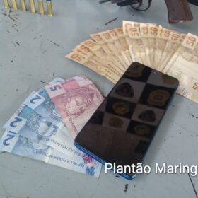 Fotos de Ladrão é preso após praticar assalto contra pedestre em Maringá