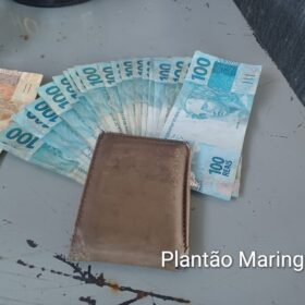 Fotos de Ladrão é preso após praticar assalto contra pedestre em Maringá