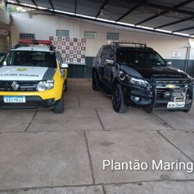 Fotos de Ladrão é preso após praticar assalto contra pedestre em Maringá