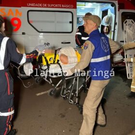 Fotos de Morre no hospital moça que bateu moto contra poste em Maringá