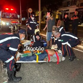 Fotos de Motociclista com mandado de prisão por homicídio é intubado após acidente em Maringá