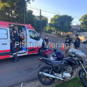 Motociclista é socorrido com ferimentos graves após colisão com carro em Maringá Foto 12 Fotos de Motociclista é socorrido com ferimentos graves após colisão com carro em Maringá