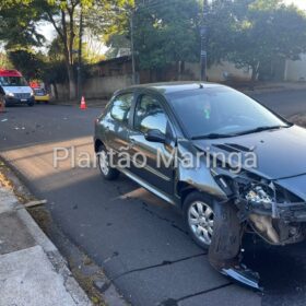Motociclista é socorrido com ferimentos graves após colisão com carro em Maringá Foto 4 Fotos de Motociclista é socorrido com ferimentos graves após colisão com carro em Maringá