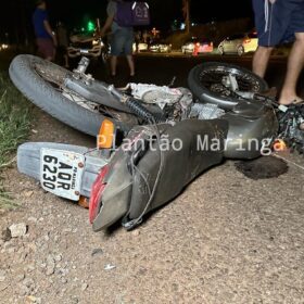 Fotos de Motociclista morre após ser atingido por caminhonete em Maringá