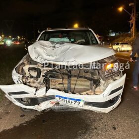 Fotos de Motociclista morre após ser atingido por caminhonete em Maringá