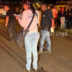 Fotos de Motociclista morre após ser atingido por caminhonete em Maringá