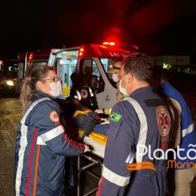 Fotos de Motociclista sofre ferimentos graves após bater na traseira de carreta em Maringá